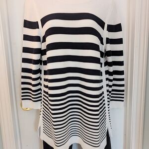 Striped Black and White Sweater